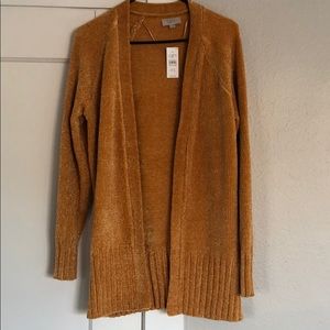 Loft Chenille Long Cardigan NWT Size XS